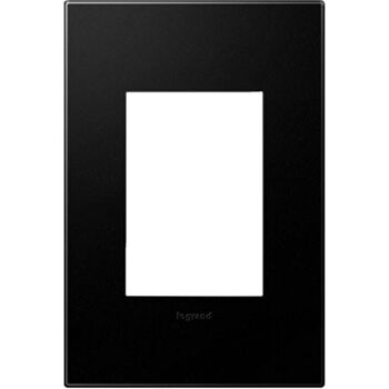 ADORNE 1-GANG+ PLASTIC WALL PLATE, Graphite, large
