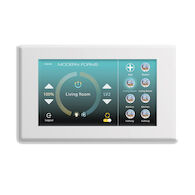 WIFI TOUCH PANEL CEILING FAN WALL CONTROL WITH MOUNTING BRACKET, White, medium