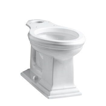 MEMOIR TWO-PIECE ELONGATED COMFORT HEIGHT TOILET BOWL ONLY, White, large