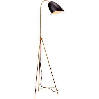 AERIN SOMMERARD 1-LIGHT 37-INCH FLOOR LAMP, Black and Brass, large