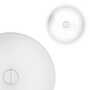 MINI BUTTON WALL AND CEILING LIGHT BY PIERO LISSONI, White, small