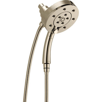 ESSENTIAL LINEAR ROUND HYDRATI™ 2|1 SHOWER WITH H2OKINETIC® TECHNOLOGY, Polished Nickel, large