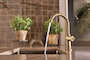 LITZE BAR FAUCET WITH ARC SPOUT AND INDUSTRIAL HANDLE, Brilliance Luxe Gold, small