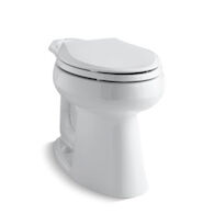 HIGHLINE TWO-PIECE ELONGATED COMFORT HEIGHT TOILET BOWL ONLY, White, medium
