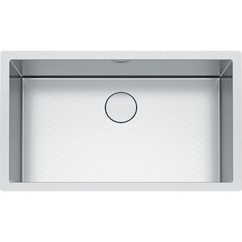 FRANKE PROFESSIONAL STAINLESS STEEL UNDERMOUNT SINGLE BOWL KITCHEN SINK, Stainless Steel, large