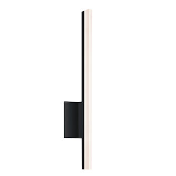 STILETTO 24-INCH DIMMABLE LED WALL SCONCE, Satin Black, large