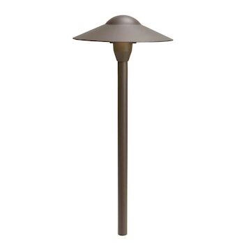 DOME PATH LIGHT, Textured Architectural Bronze, large