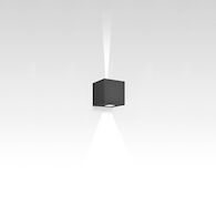 EFFETTO 14-INCH SQUARE DIRECT/INDIRECT 1-NARROW + 1-LARGE BEAM WALL LIGHT, Anthracite Grey, medium
