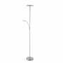 5021 LED TORCHIERE WITH READING LIGHT, Satin Nickel, small