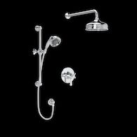 SAN GIOVANNI 1/2" THERMOSTATIC & PRESSURE BALANCE 3 FUNCTION SYSTEM TRIM WITH INTEGRATED VOLUME CONTROL, Polished Chrome, medium