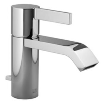 IMO SINGLE-LEVER LAVATORY FAUCET WITH DRAIN, 5 1/8-INCH PROJECTION, Polished Chrome, large