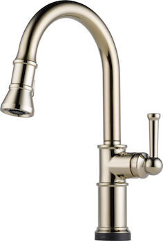 ARTESSO SINGLE HANDLE PULL-DOWN KITCHEN FAUCET WITH SMARTTOUCH(R) TECHNOLOGY, Polished Nickel, large