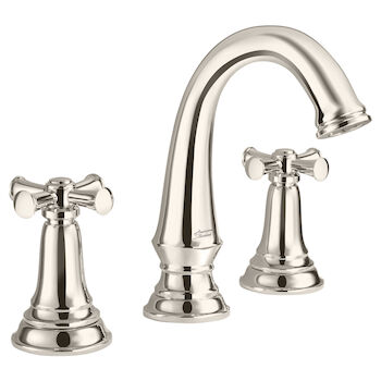 DELANCEY WIDESPREAD TWO CROSS-HANDLE BATHROOM FAUCET, Polished Nickel, large