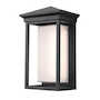 OVERBROOK 3000K LED OUTDOOR WALL LIGHT, Black, small