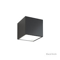 BLOC LED UP OR DOWN OUTDOOR WALL LIGHT, Black, medium