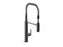 PURIST SEMI-PROFESSIONAL KITCHEN SINK FAUCET WITH THREE-FUNCTION SPRAYHEAD, Matte Black, small