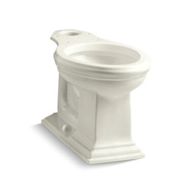 MEMOIR TWO-PIECE ELONGATED COMFORT HEIGHT TOILET BOWL ONLY, Biscuit, large