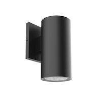 NORDIC LED EXTERIOR WALL SCONCE, Black, medium