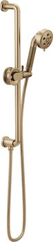 LITZE SLIDE BAR HANDSHOWER WITH H2OKINETIC® TECHNOLOGY, Brilliance Luxe Gold, large