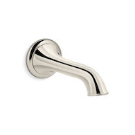 ARTIFACTS WALL-MOUNT BATH SPOUT WITH FLARE DESIGN, Vibrant Polished Nickel, medium