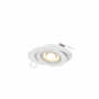 4" PIVOT FLAT GIMBAL COLOUR CHANGING RECESSED LIGHT, White, small