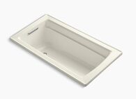 ARCHER® 60 X 32 INCHES DROP IN BATHTUB WITH REVERSIBLE DRAIN, Biscuit, medium