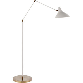 AERIN CHARLTON 1-LIGHT 51-INCH FLOOR LAMP, White, large