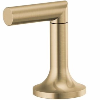 ODIN WIDESPREAD LAVATORY HIGH LEVER HANDLES, Luxe Gold, large