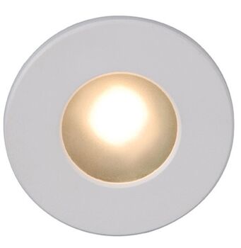LEDme® FULL ROUND STEP AND WALL LIGHT, White, large