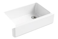WHITEHAVEN® SELF-TRIMMING® 32-11/16 X 21-9/16 X 9-5/8 INCHES UNDER-MOUNT SINGLE-BOWL SINK WITH TALL APRON, White, medium