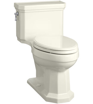 KATHRYN COMFORT HEIGHT ONE-PIECE  ELONGATED TOILET, Biscuit, large