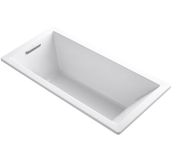 UNDERSCORE® RECTANGLE 66 X 32 INCHES DROP IN BATHTUB, White, large
