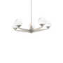 DOUBLE BUBBLE LED CHANDELIER, Satin Nickel, small