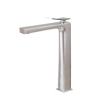 TALL SINGLE HOLE LAVATORY FAUCET, 19020, Brushed Nickel, large