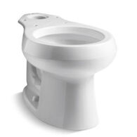 WELLWORTH ROUND-FRONT TOILET BOWL ONLY, White, medium