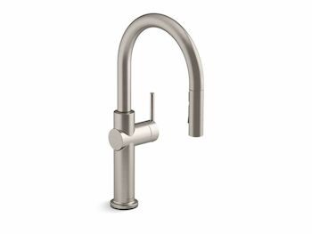 CRUE PULL-DOWN SINGLE-HANDLE KITCHEN SINK FAUCET, Vibrant Stainless, large