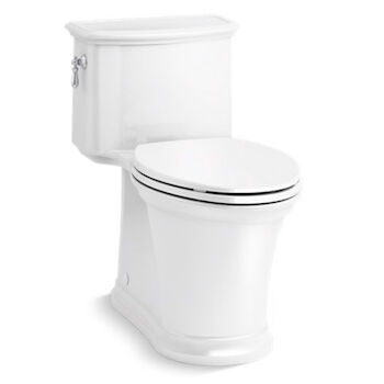 HARKEN ONE-PIECE COMPACT ELONGATED TOILET, White, large