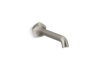 OCCASION™ WALL-MOUNT BATHROOM SINK FAUCET SPOUT WITH STRAIGHT DESIGN, Vibrant Brushed Nickel, large