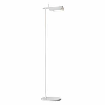 TAB F LED FLOOR LAMP WITH ADJUSTABLE HEAD BY E. BARBER AND J. OSGERBY, White, large