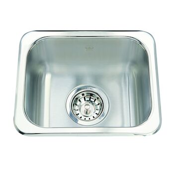KINDRED UTILITY COLLECTION DROP IN SINGLE BOWL STAINLESS STEEL HOSPITALITY SINK, Stainless Steel, large
