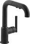 PURIST® SINGLE-HOLE KITCHEN SINK FAUCET WITH 7-INCH PULL-OUT SPOUT, Matte Black, small