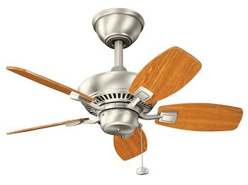CANFIELD 30-INCH FAN, Brushed Nickel, large