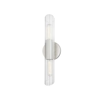 MITZI CECILY 2-LIGHT SMALL WALL SCONCE LIGHT, H177102S, Polished Nickel, large