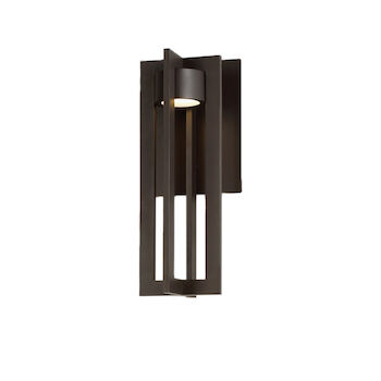 CHAMBER 16-INCH 3000K LED INDOOR AND OUTDOOR WALL LIGHT, Bronze, large