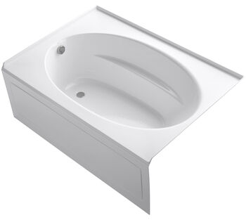 WINDWARD® 60 X 42 INCHES ALCOVE BATHTUB WITH INTEGRAL APRON, White, large