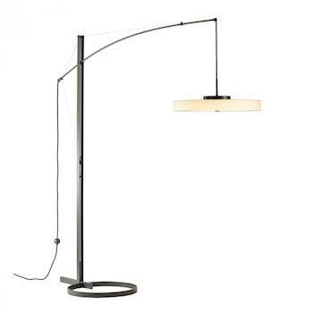 DISQ ARC LED FLOOR LAMP, Black, large
