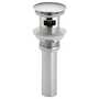 PUSH BUTTON POP-UP WITH OVERFLOW, Polished Nickel, small