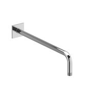 16-INCH SHOWER ARM WITH SQUARE FLANGE, Chrome, medium
