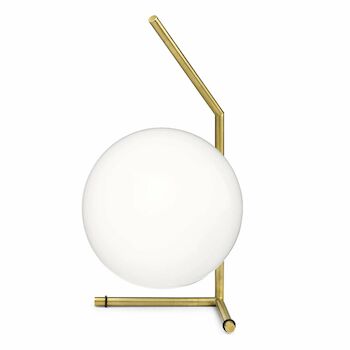 IC LIGHTS T1 LOW DIMMABLE TABLE LAMP BY MICHAEL ANASTASSIADES, Brass, large