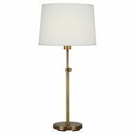 KOLEMAN 1 LIGHT TABLE LAMP, Aged Brass, medium